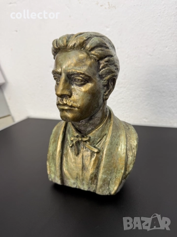 Бронзиран бюст на Васил Левски. №7750, снимка 2 - Други - 52813478