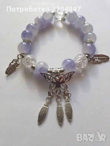 Гривна от мъниста , снимка 3 - Гривни - 50595254