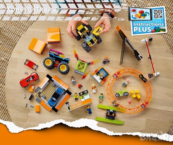 LEGO CITY STUNTZ Арена за каскаьорско шоу 60295 Лего Оригинално Конструктор, снимка 4 - Конструктори - 39281888