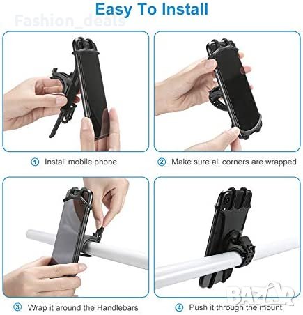 Нова Стойка за мобилен телефон Поставка за колело велосипед колоездене, снимка 5 - Аксесоари за велосипеди - 40358366