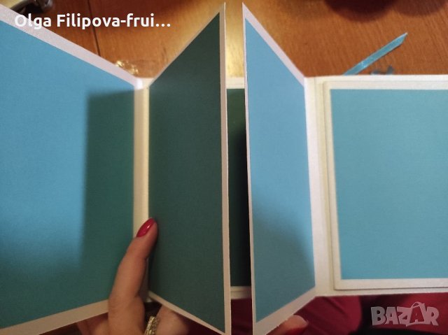 Ръчно изработен Коледен албум за снимки, снимка 3 - Други - 35192037