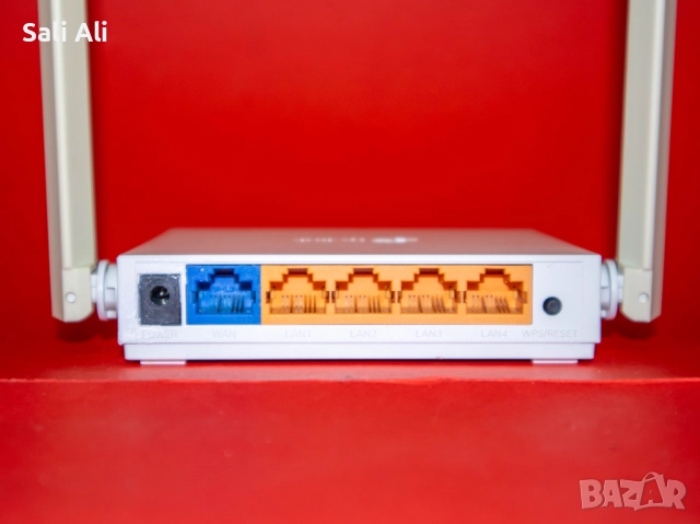 TP-Link TL-WR844N — Безжичен N Рутер 300 Mbps, 4 LAN порта, 2 антени, снимка 3 - Рутери - 51796230