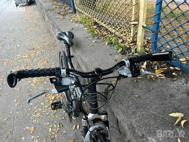 28 цола алуминиев велосипед с 21 скорости усилени капли амортисьори предни и задни като нов , снимка 5 - Велосипеди - 52166345