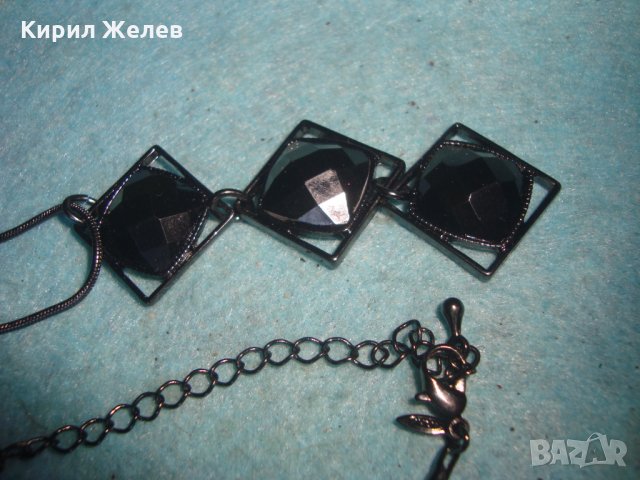 ВИНТИДЖ МАРКОВО МОДНО КОЛИЕ НОЩНО АРТ СТИЛНО БИЖУ 55071, снимка 4 - Колиета, медальони, синджири - 35240698