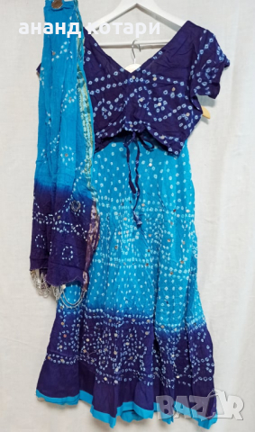 Ленга чоли традиционен комплект от Раджастан- ”Бандеж”, снимка 6 - Рокли - 21055632