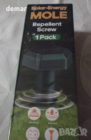 Ултразвуков соларен репелент за къртици, снимка 9 - Други - 44529892