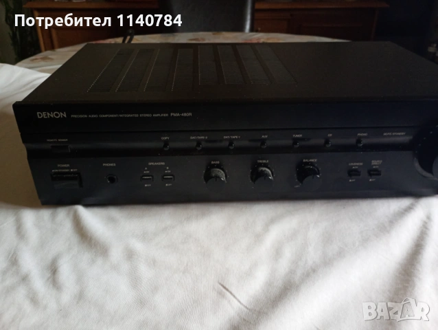Стерео усилвател Denon PMA-480R, снимка 3 - Ресийвъри, усилватели, смесителни пултове - 53943733