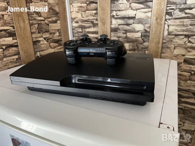 Хакнат PlayStation 3 Slim 320GB / 30 игри / Джойстик , снимка 2 - PlayStation конзоли - 56149079