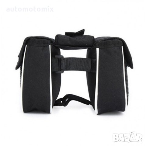 Двойна чантичка за велосипед - дисаги, снимка 2 - Аксесоари за велосипеди - 30126705