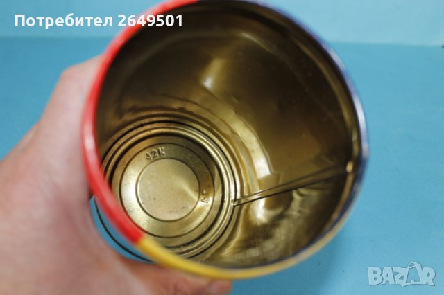 Стара Полска ламаринена кутия Мотиви Варшава 1960те, снимка 6 - Колекции - 39590581