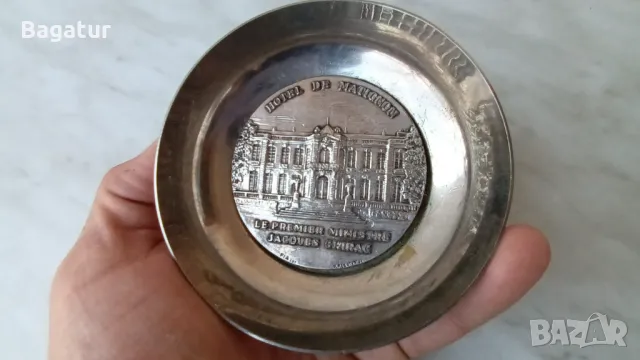 Жак Ширак,Рр,Hotel de Matignon,съд,маркиран Jacques Chirac, снимка 2 - Антикварни и старинни предмети - 48037864