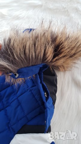 Бебешко зимно яке с пух на качулката 0-3 месеца, снимка 8 - Бебешки якета и елеци - 42392105