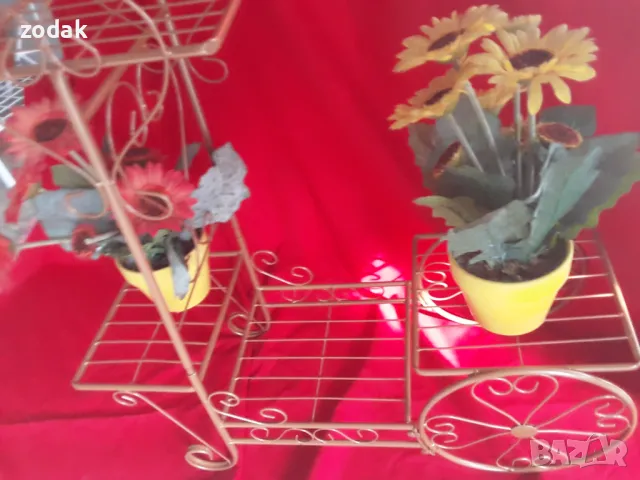  декоративен цветарник, снимка 5 - Декорация за дома - 48601583