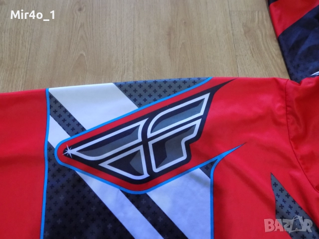 мото крос тениска fly racing mtb блуза вело джърси колоездене мъжко оригинал 2XL, снимка 3 - Спортни дрехи, екипи - 51610017