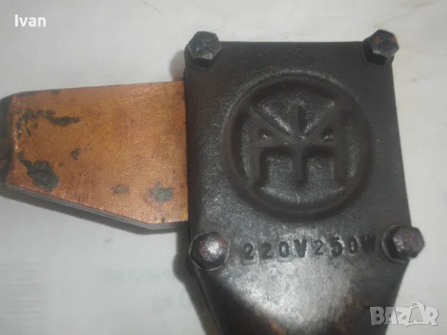 250 вата СТАРО КАЧЕСТВО МАСИВЕН ЕЛЕКТРИЧЕСКИ ПОЯЛНИК НЕМСКИ човка 10 см медна, снимка 8 - Поялници и запояване - 47799462