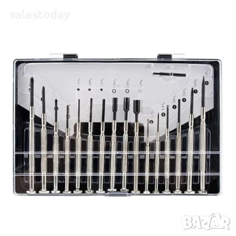 Отвертки, 16 бр.- Кръстати, Шестограмни, Шестограм с отвор, Прави, снимка 2 - Други инструменти - 51533185