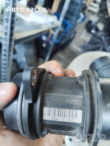 Дебитомер за Ford Fiesta 1.4 TDCi 2008 9657533680 Siemens 5wk9631, снимка 3 - Части - 50796241