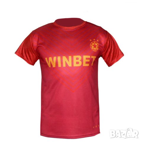 Мъжка тениска ЦСКА,  полиестер, снимка 2 - Корсети, бюстиета, топове - 42244019