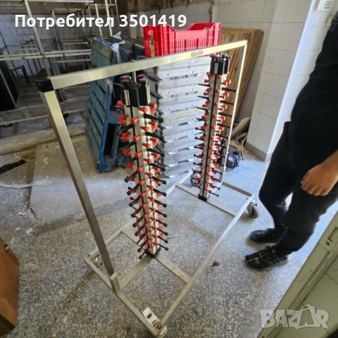 Оборудване за ресторанти - професионални подвижни стойки за чинии