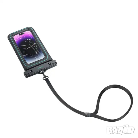 Водоустойчив и противоударен прозрачен калъф за телефон USAMS / бял, снимка 3 - Калъфи, кейсове - 44523582