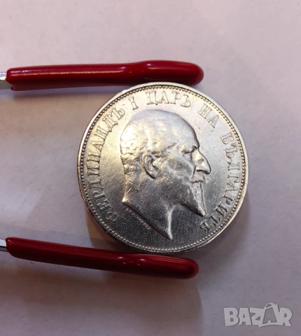 2 лева 1910 година България, снимка 5 - Нумизматика и бонистика - 51285374