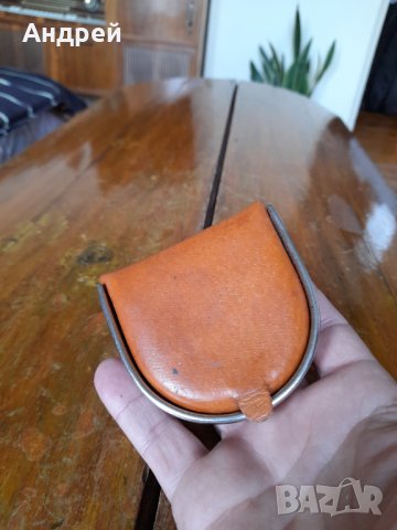 Старо кожено портмоне #2, снимка 2 - Антикварни и старинни предмети - 40757242