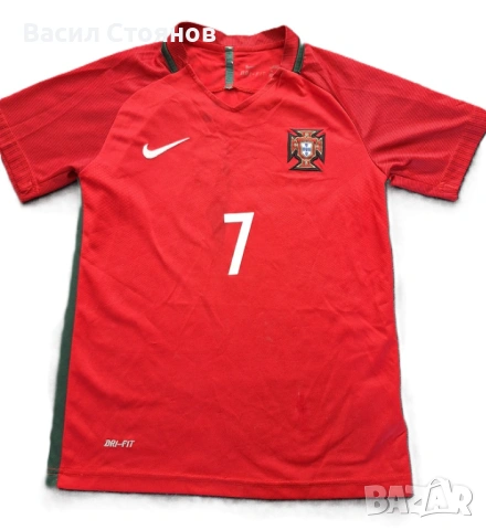 Португалия / Portugal #7 Ronaldo, Nike 2016-17 home - за ръст 147-158см.