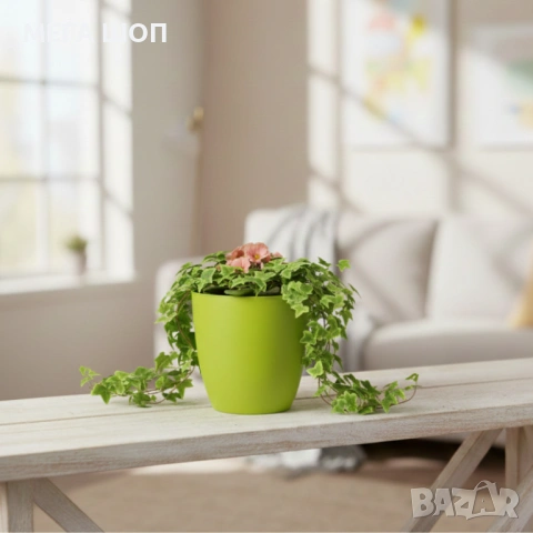 Саксия с поливна система Ø18×H16 см - за здрава коренова система, снимка 4 - Вази - 53884672