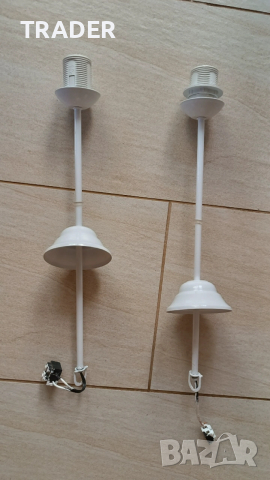 Пендел бял, тръбен,  Е27, 230V  спот насочена светлина двойка , снимка 4 - Други - 33409683