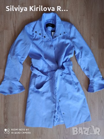 млечно лилаво тънко палто, снимка 6 - Палта, манта - 28140583