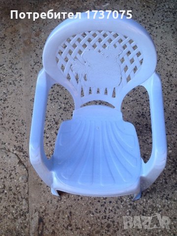 Пластмасово столче, снимка 1 - Мебели за детската стая - 35315777