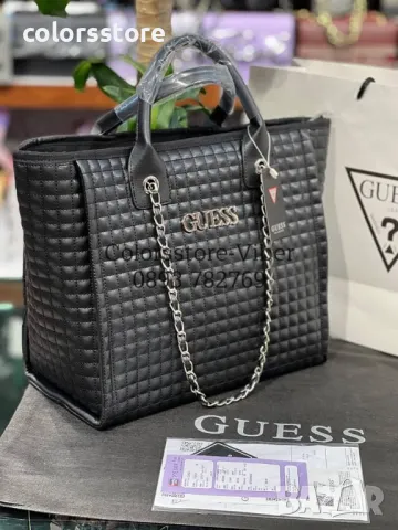 Черна чанта Guess-SG237, снимка 1 - Чанти - 46965843