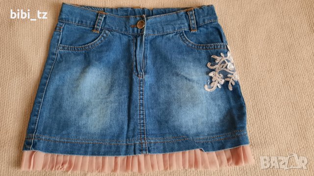 Дънкови поли, снимка 4 - Детски рокли и поли - 36684171