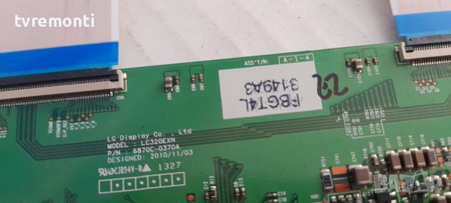 TCON 6870C-0370A LC320EXN, NC320DXN-SAAP1 NC320DXN-SLFH1 / 32LN536B, снимка 2 - Части и Платки - 36967797