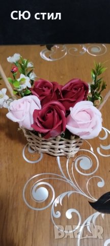Сапунени рози от пластичен сапун , снимка 11 - Други стоки за дома - 39350033