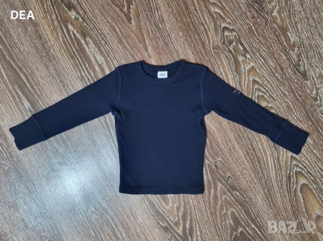 Синя блузка 104см-5лв.НОВА, снимка 1