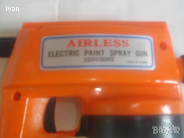 НОВ ЕЛЕКТРИЧЕСКИ БОЯДЖИЙСКИ ПИСТОЛЕТ СТАРО КАЧЕСТВО С РЕЗЕРВНИ ЧАСТИ AIRLESS Made in Taiwan, снимка 9 - Други инструменти - 49680443