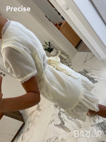 Официална бяло кремава рокля , снимка 5 - Рокли - 37465709