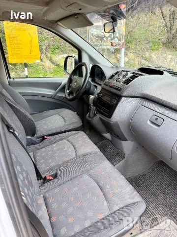 Mercedes Vito 111CDI 9места XXXL W639 6скорости 2008г, снимка 10 - Бусове и автобуси - 53879488