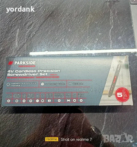 Parkside Performance PPEPS 3 A1 акумулаторна прецизна отвертка 4V, снимка 2 - Друга електроника - 56167081