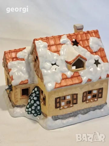 баварска коледна порцеланова къщичка Goebel   6/6