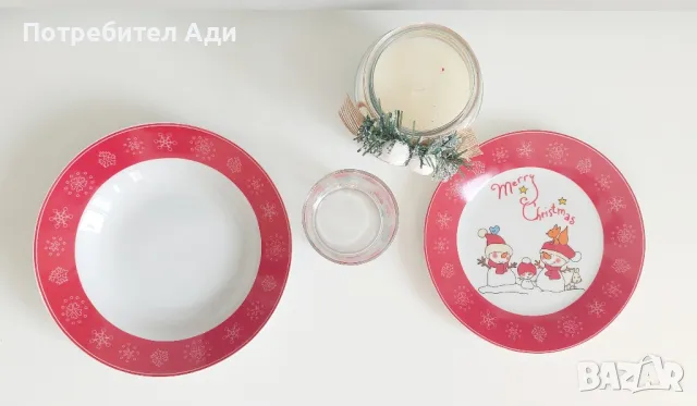 Коледен сет за маса, снимка 8 - Декорация за дома - 48086018
