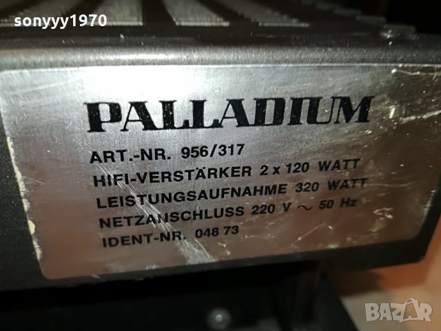 palladium hifi amplifier-germany 1808211205, снимка 14 - Ресийвъри, усилватели, смесителни пултове - 33849567