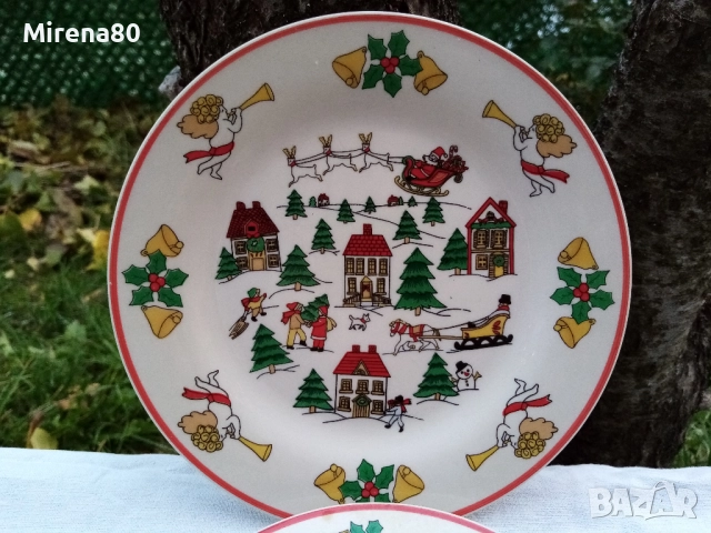 Троен коледен сет, снимка 3 - Чаши - 52632996