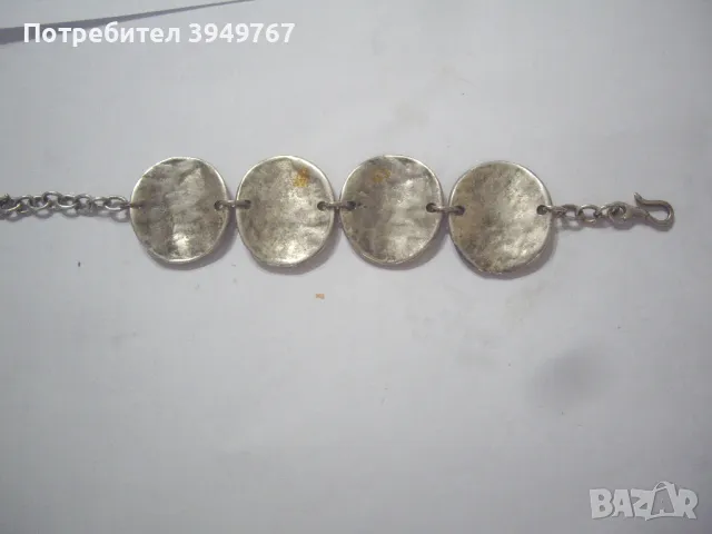 Стара сребърна гривна., снимка 2 - Гривни - 49623179