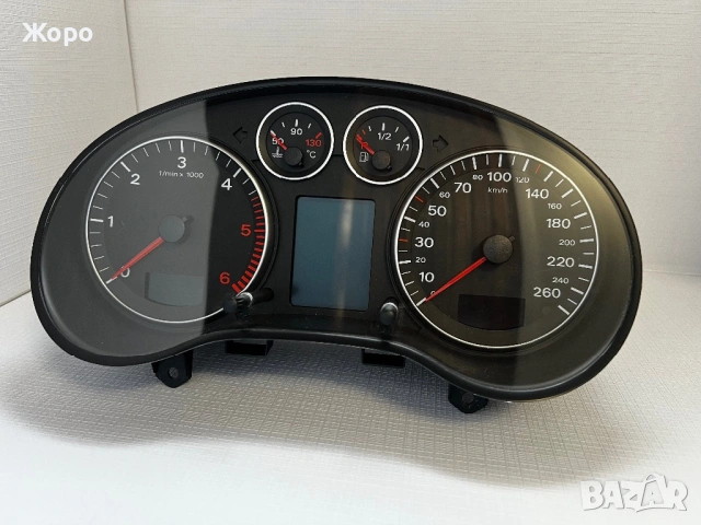 Километраж / Табло за Ауди А3 / Audi A3 8P S-Line 2006–2008 г. – 8P0920931E – Siemens VDO