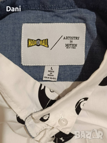 Риза къс ръкав Magic 8 ball x Artistry in Motion, снимка 2 - Ризи - 44927259