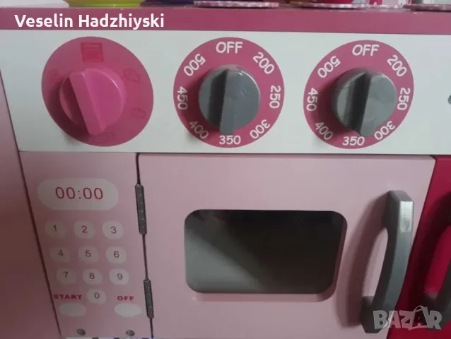 Детска дървена кухня, снимка 4 - Играчки за стая - 56456267