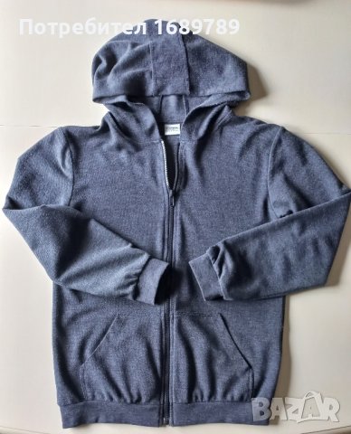 Лот от детски суичър с цип LC Waikiki и ватирана блуза за 11-12 г, снимка 4 - Детски пуловери и жилетки - 42826317