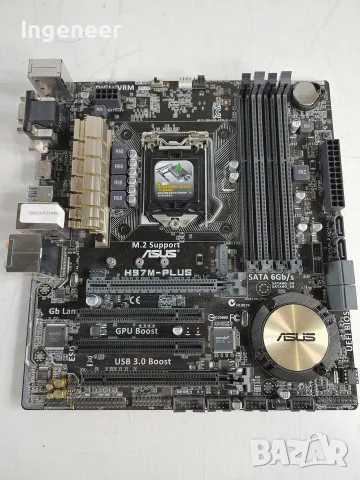 Motherboard ASUS H97M-PLUS socket 1150 Дънна Платка АСУС